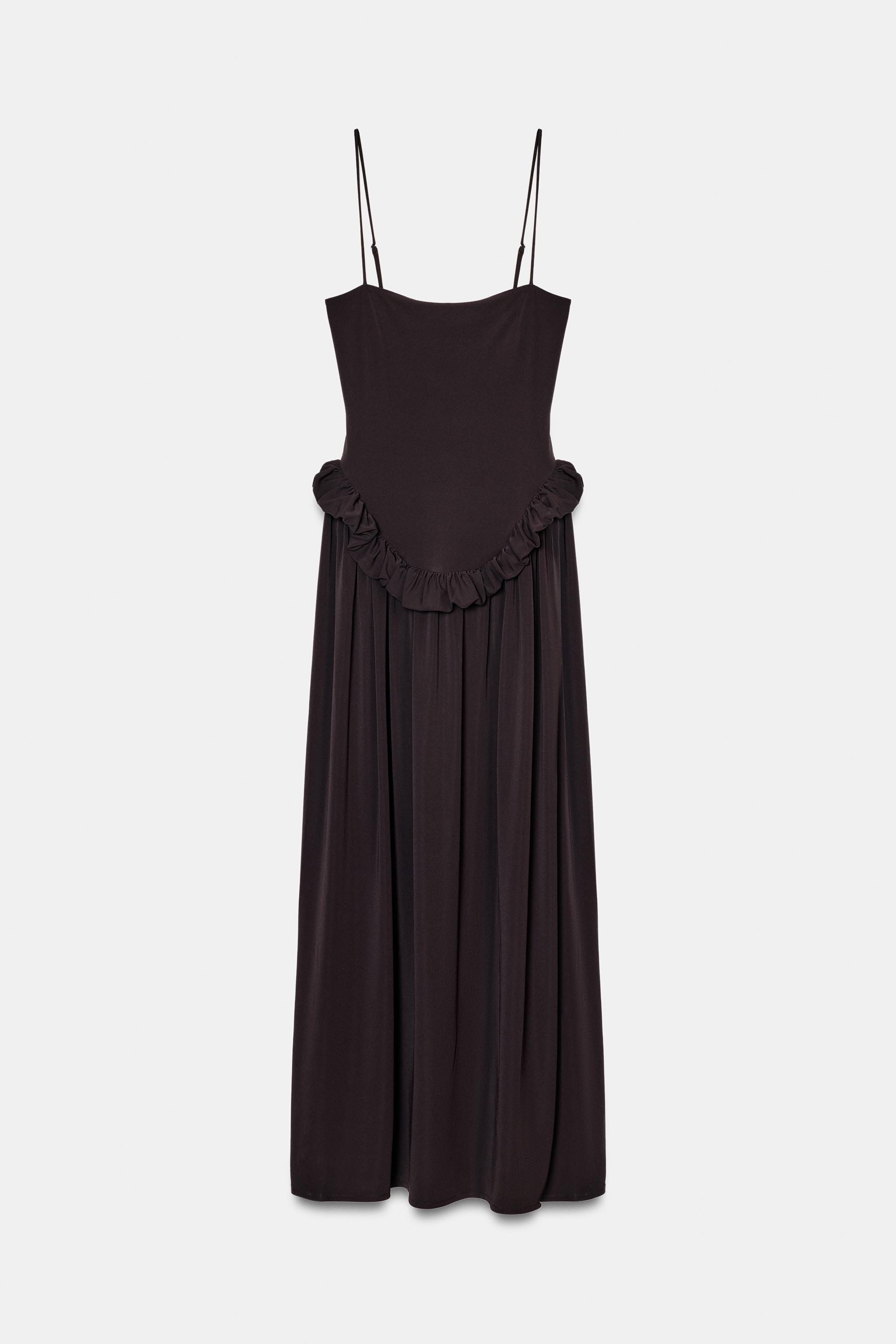 PEPLUM KESİM HACİMLİ ELBİSE - Görsel 7