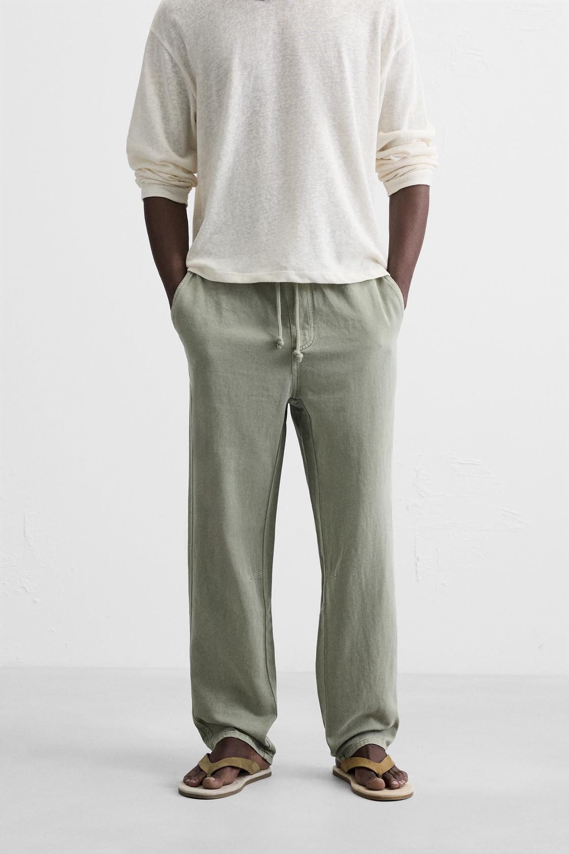 COTTON - LINEN PANTS