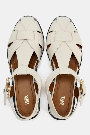 SANDÁLIA DE PRAIA - Branco da Zara