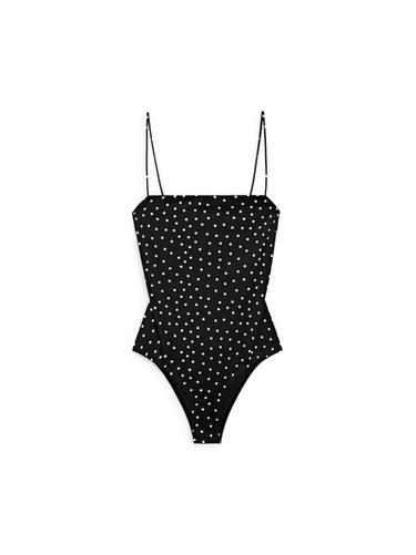 Zara Polka dot print swimsuit - Black
