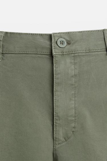 PANTALON CHINO SKINNY - Vert moyen de Zara - Image 6