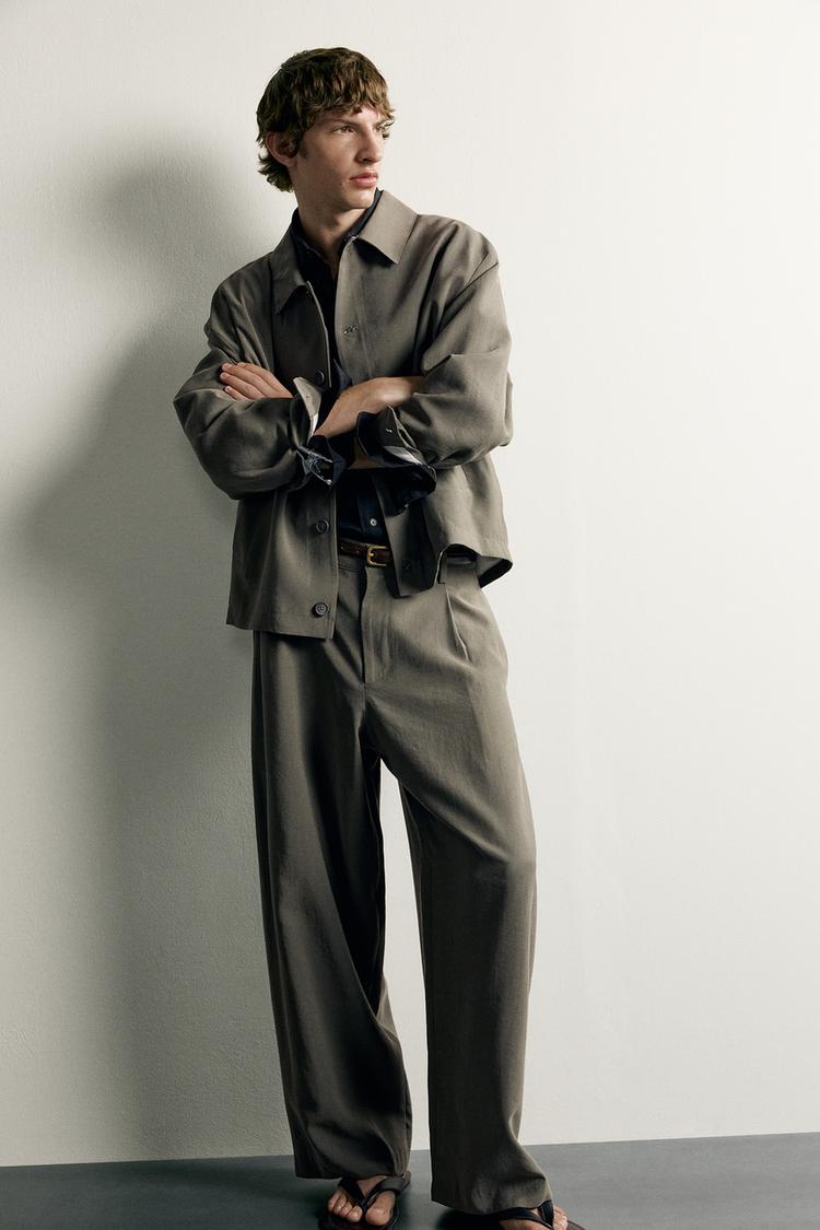 PANTALÓN RELAXED FIT PLIEGUES