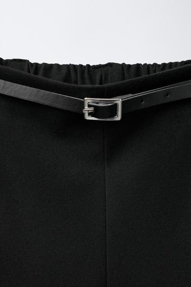 CULOTTES WITH BELT - Black by Zara - Image 2