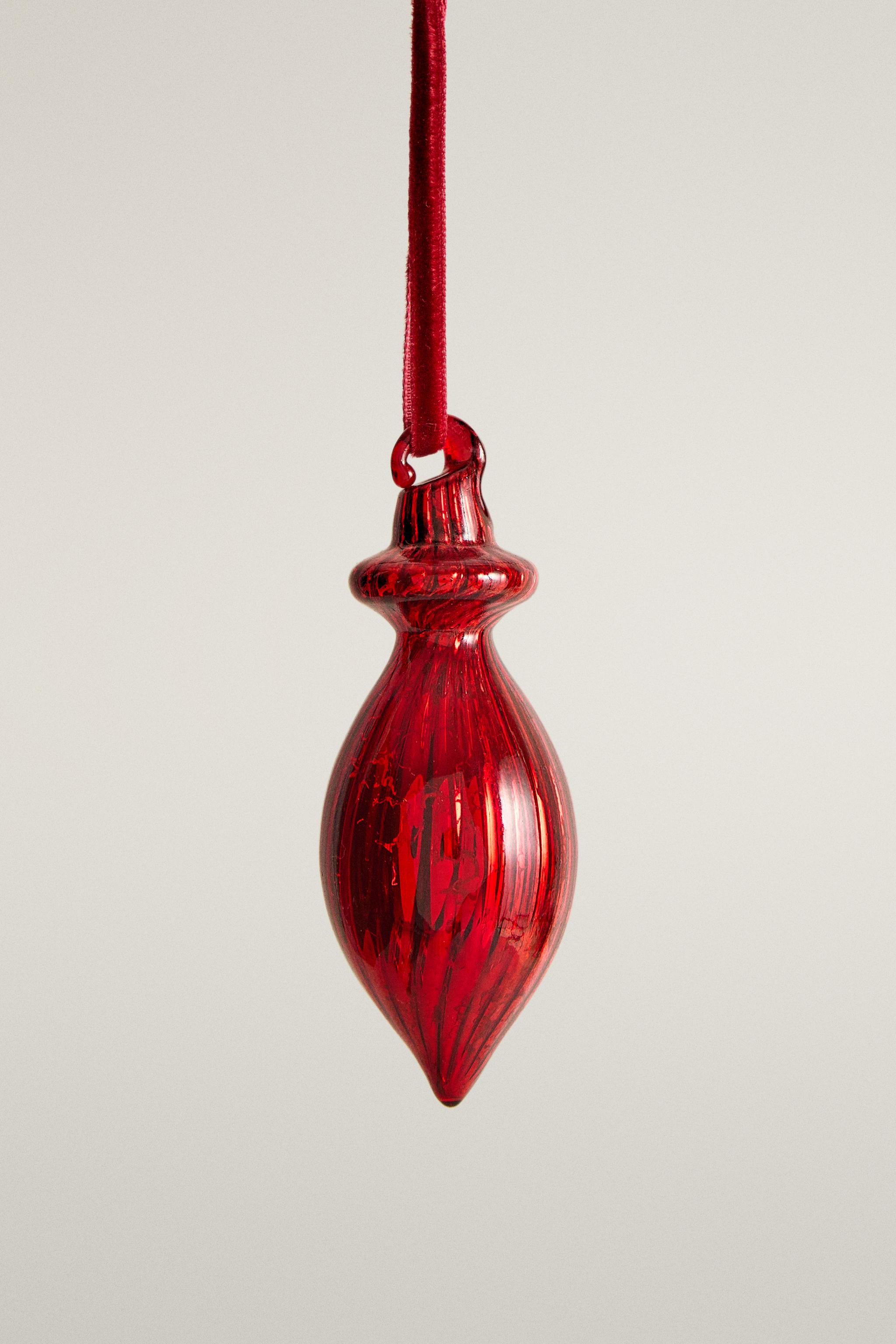 ELONGATED DROP CHRISTMAS TREE ORNAMENT