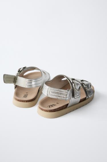 SANDALES CŒURS - Argent de Zara - Image 4