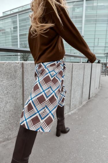 BERMUDA LONG À CARREAUX - Multicolore de Zara - Image 4