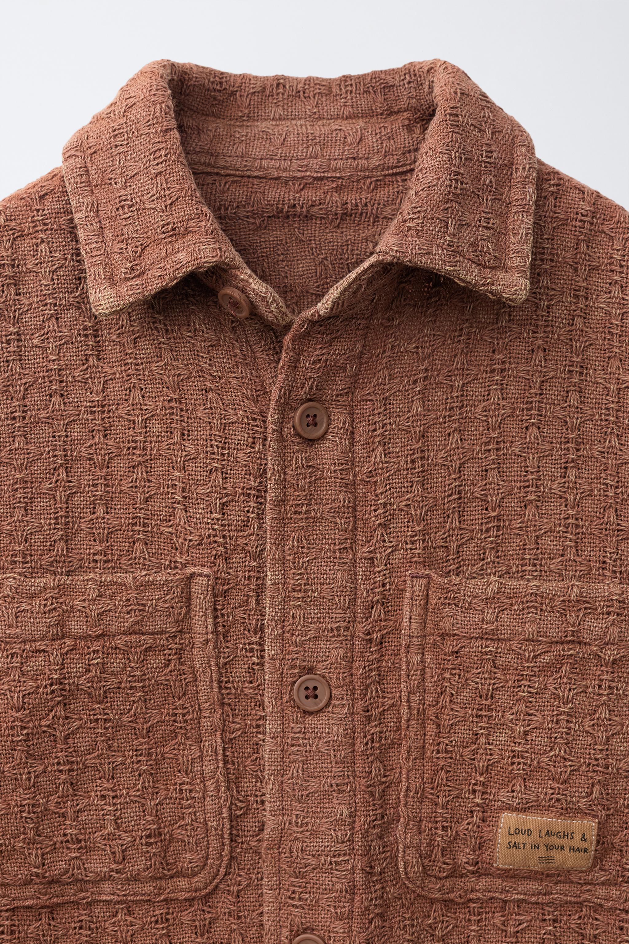STRUCTURED POCKET OVERSHIRT