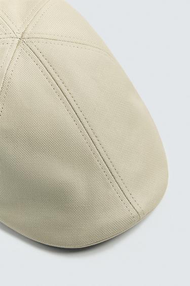 STRUCTURED BERET - Ecru by Zara - Image 1