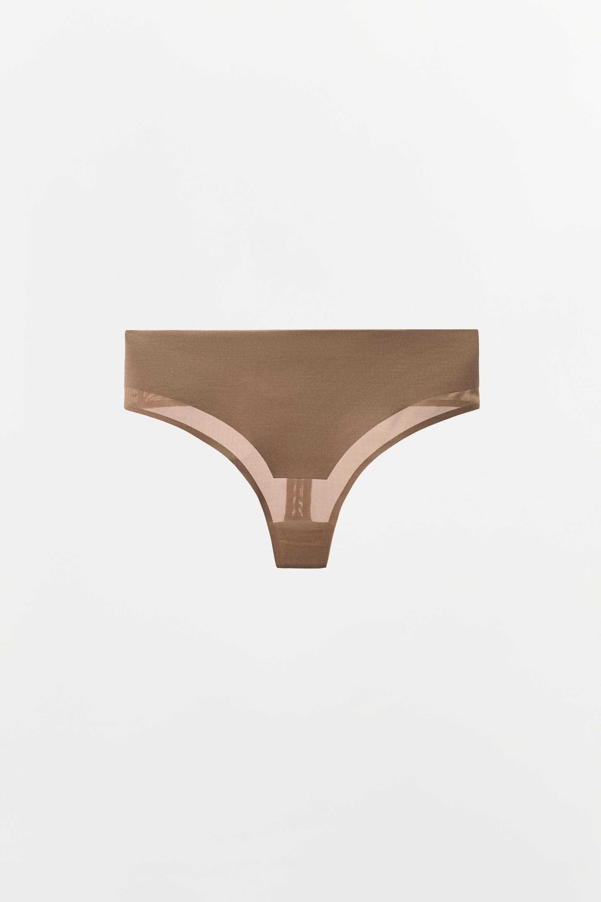 Трусы-стринги WIDE POLYAMIDE — Zara — фото 2
