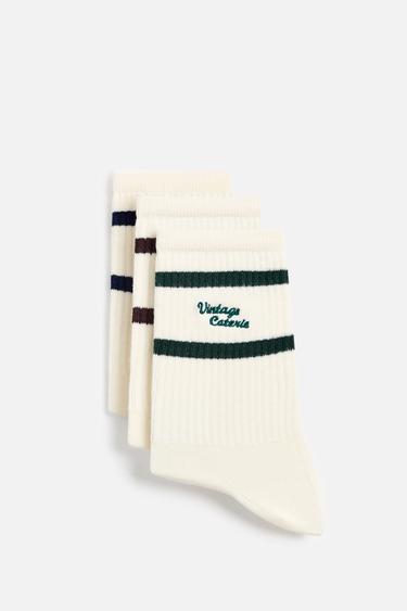CALCETINES BORDADO PACK 3 - varios de Zara - Imagen 0