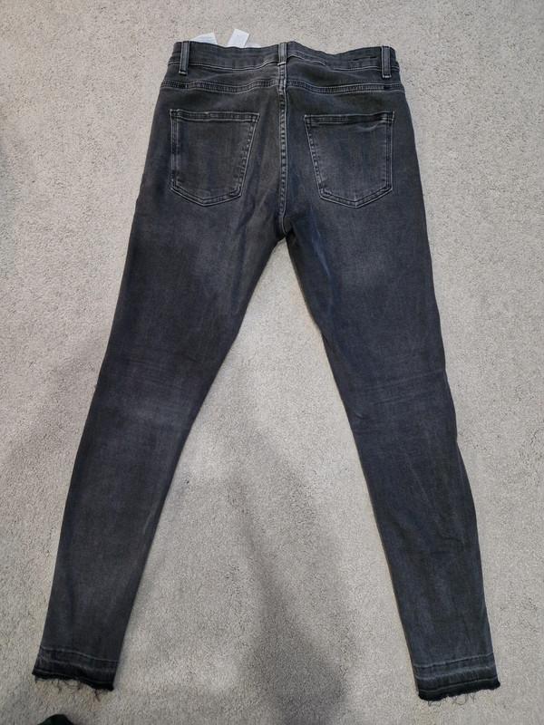 BLACK/GREY SKINNY JEANS - Image 6