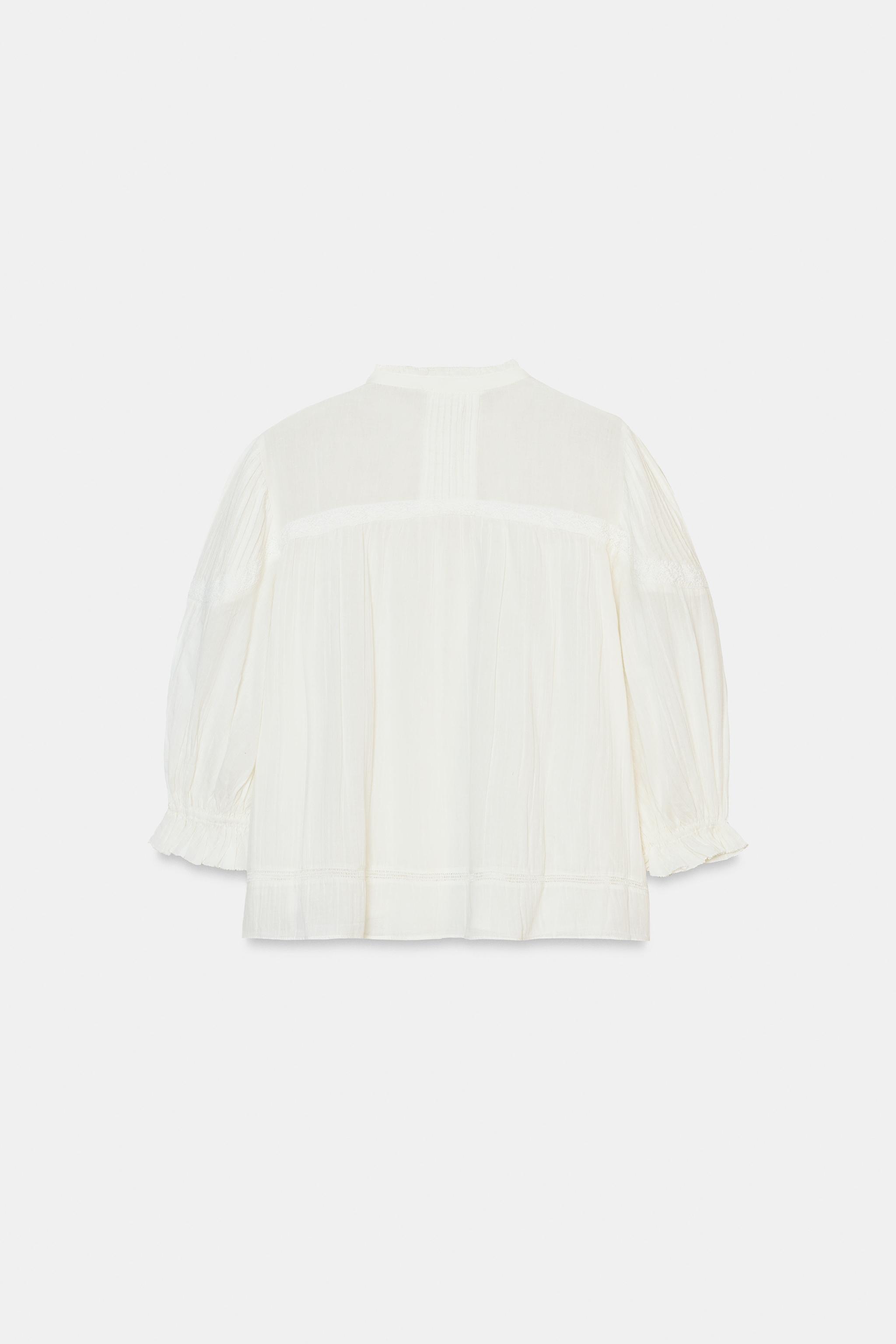 CHEMISE ROMANTIQUE EN COTON ZW COLLECTION