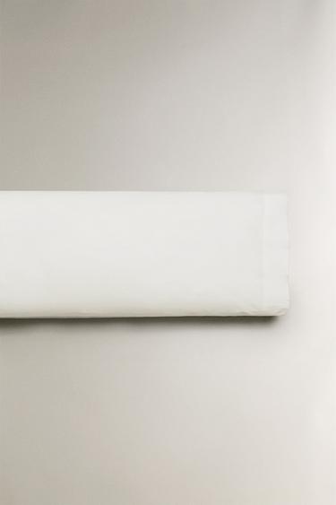 PERCALE PILLOWCASE (500 THREAD COUNT) - White by Zara - Image 4