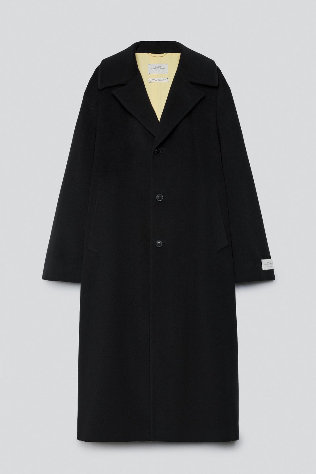 CONTRAST LONG COAT