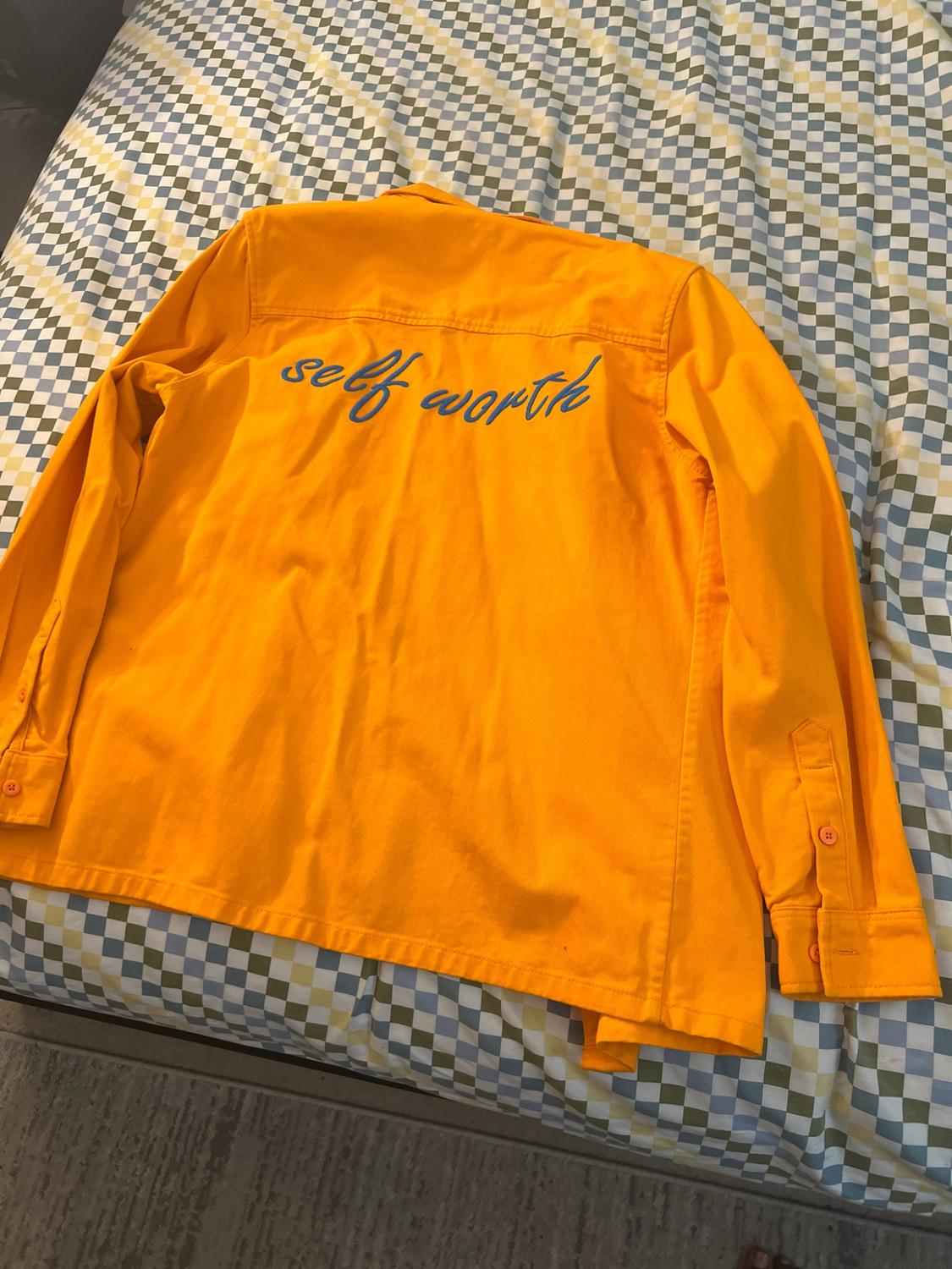 EMBROIDERED DENIM OVERSHIRT - Image 4