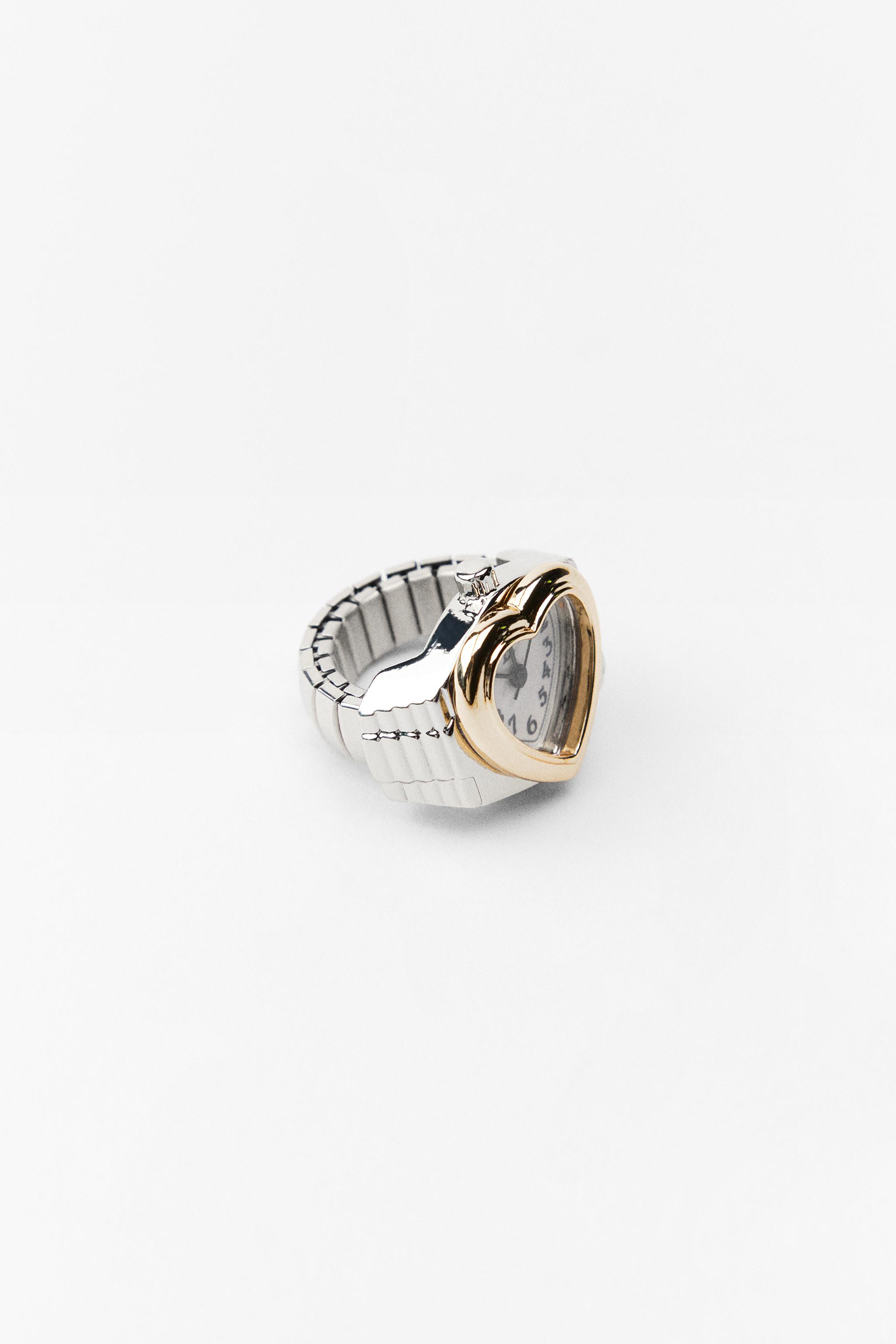 PACK OF 2 WATCH RINGS - Silver | ZARA United States
