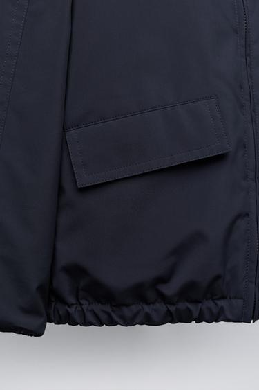 VESTE RÉVERSIBLE ET DÉPERLANTE À CARREAUX BENSIMON ® X ZARA - Bleu marine de Zara - Image 6