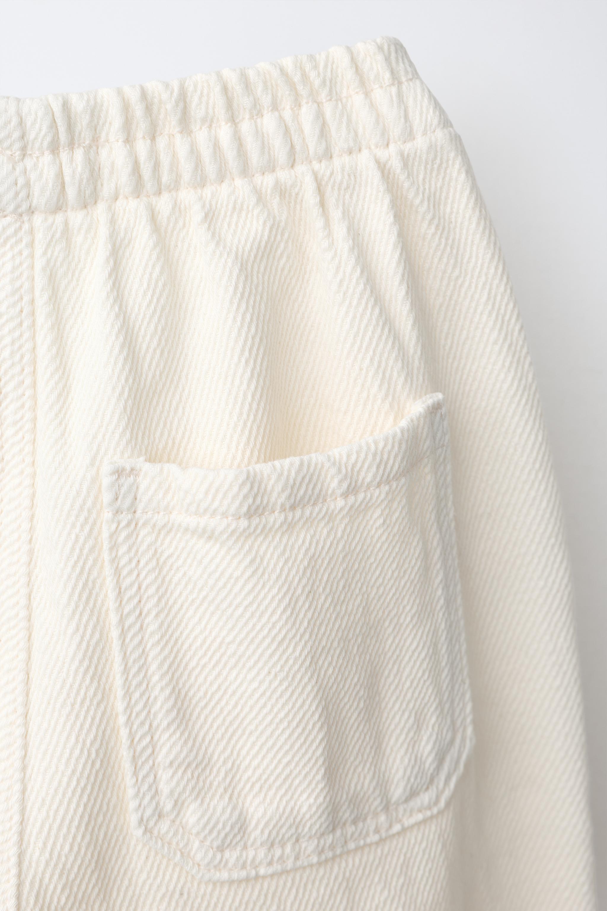 Детские брюки Zara BAGGY TWILL PANTS — фото 4