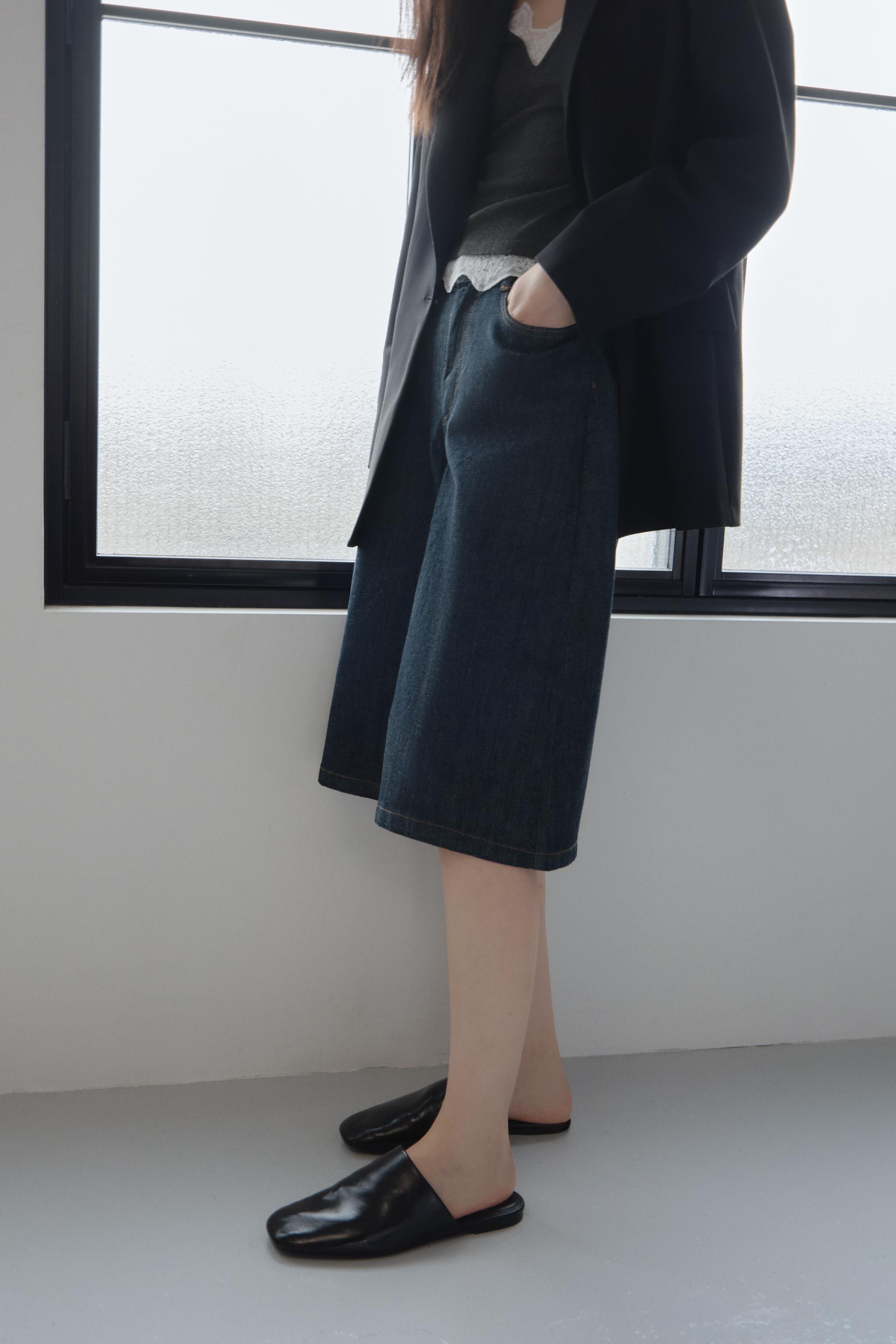 たむら Z1975 デニムクロップドトップス - ライトブルー | ZARA Japan
