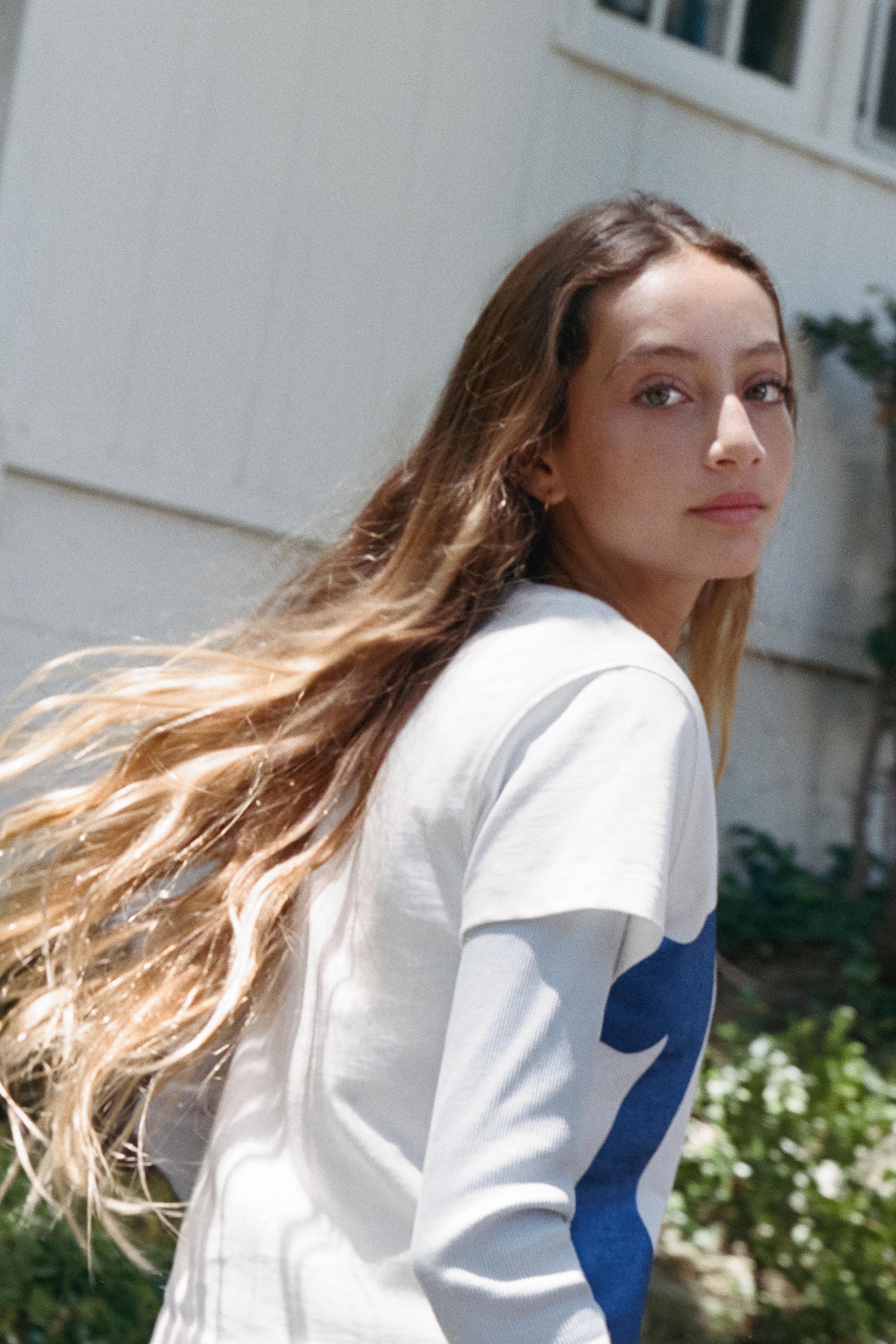 SPARKLY NUMBER T-SHIRT — White