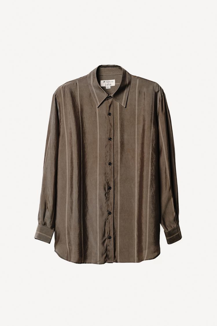ZARA CUPRO JACQUARD SHIRT WILLY CHAVARRIA X ZARA