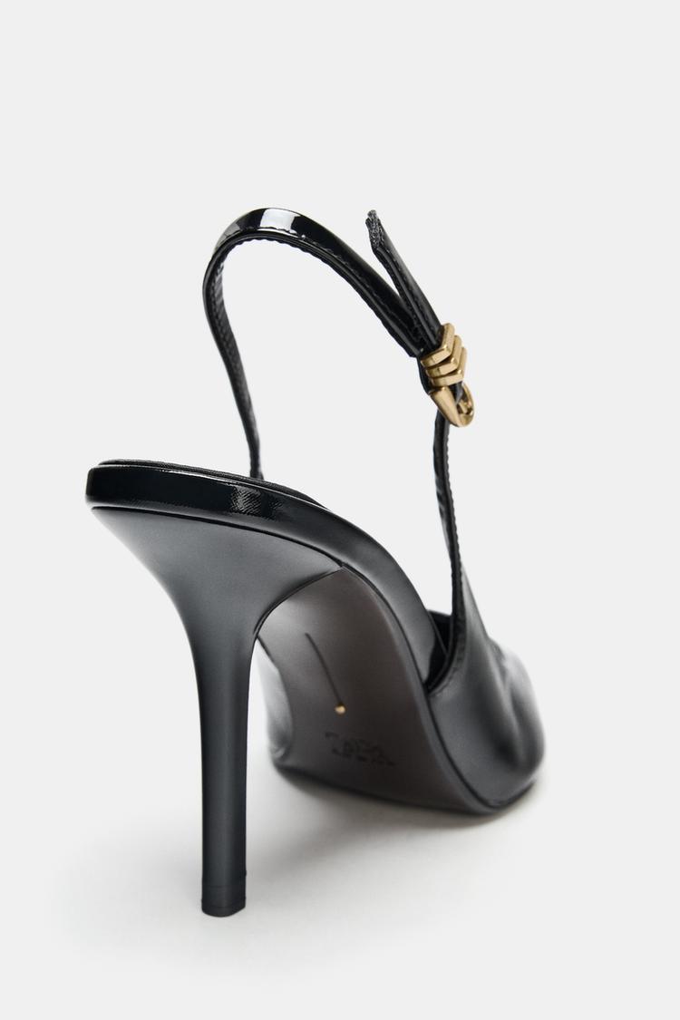 ZAPATOS DE TACÓN CON HEBILLA METÁLICA 6