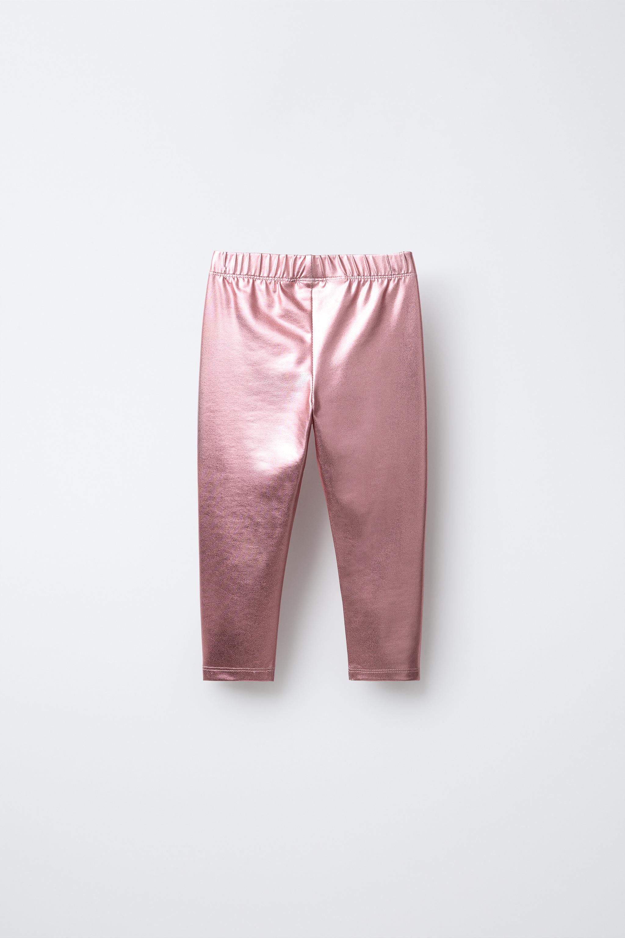 METALLIC EFFECT LEGGINGS