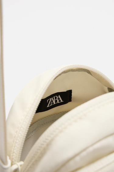 CONTRAST TECHNICAL CROSSBODY BAG - Bone White by Zara - Image 5