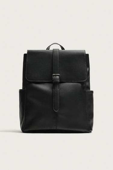 MOCHILA SOLAPA - Negro de Zara