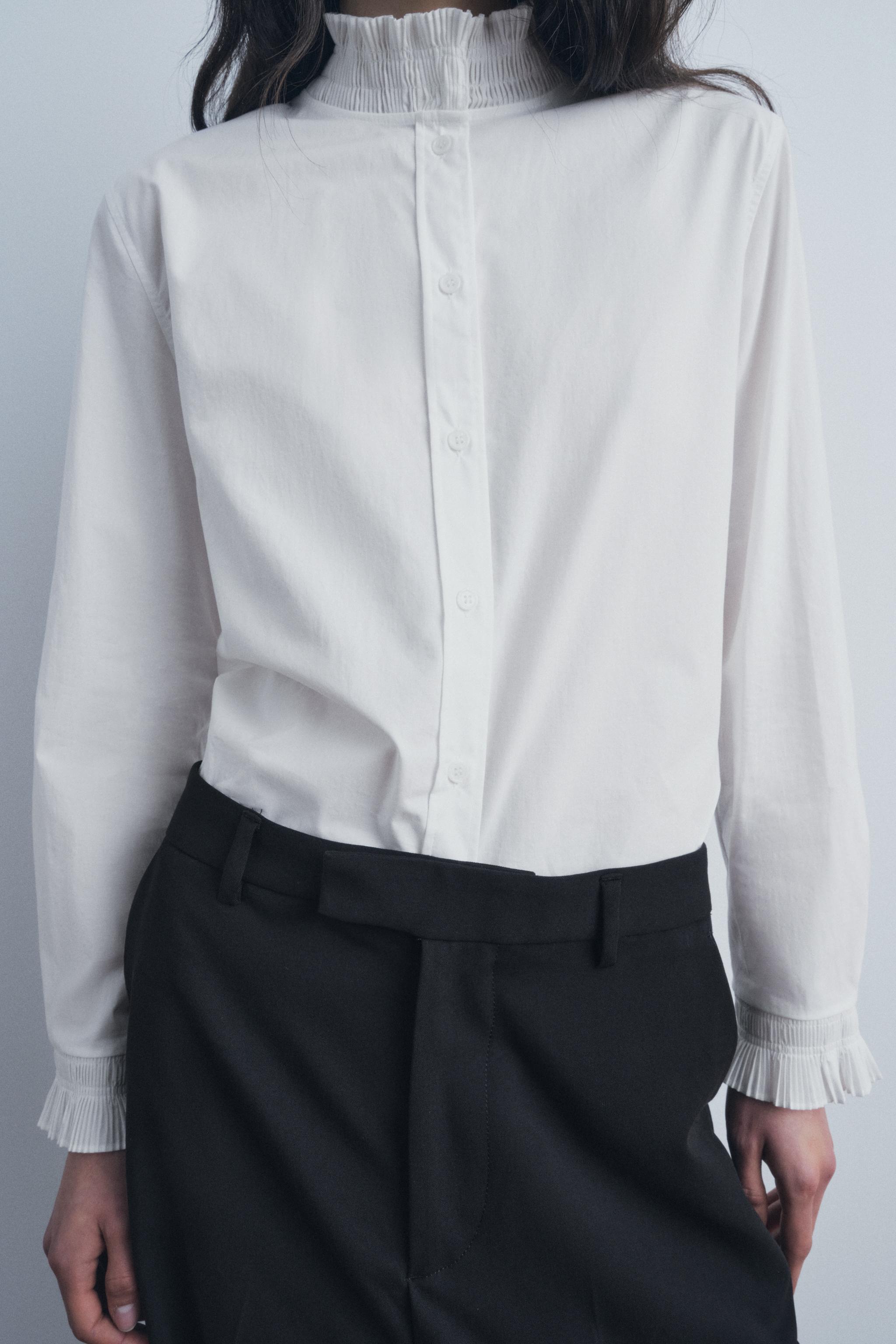 Chemise blanche femme shops zara 2020