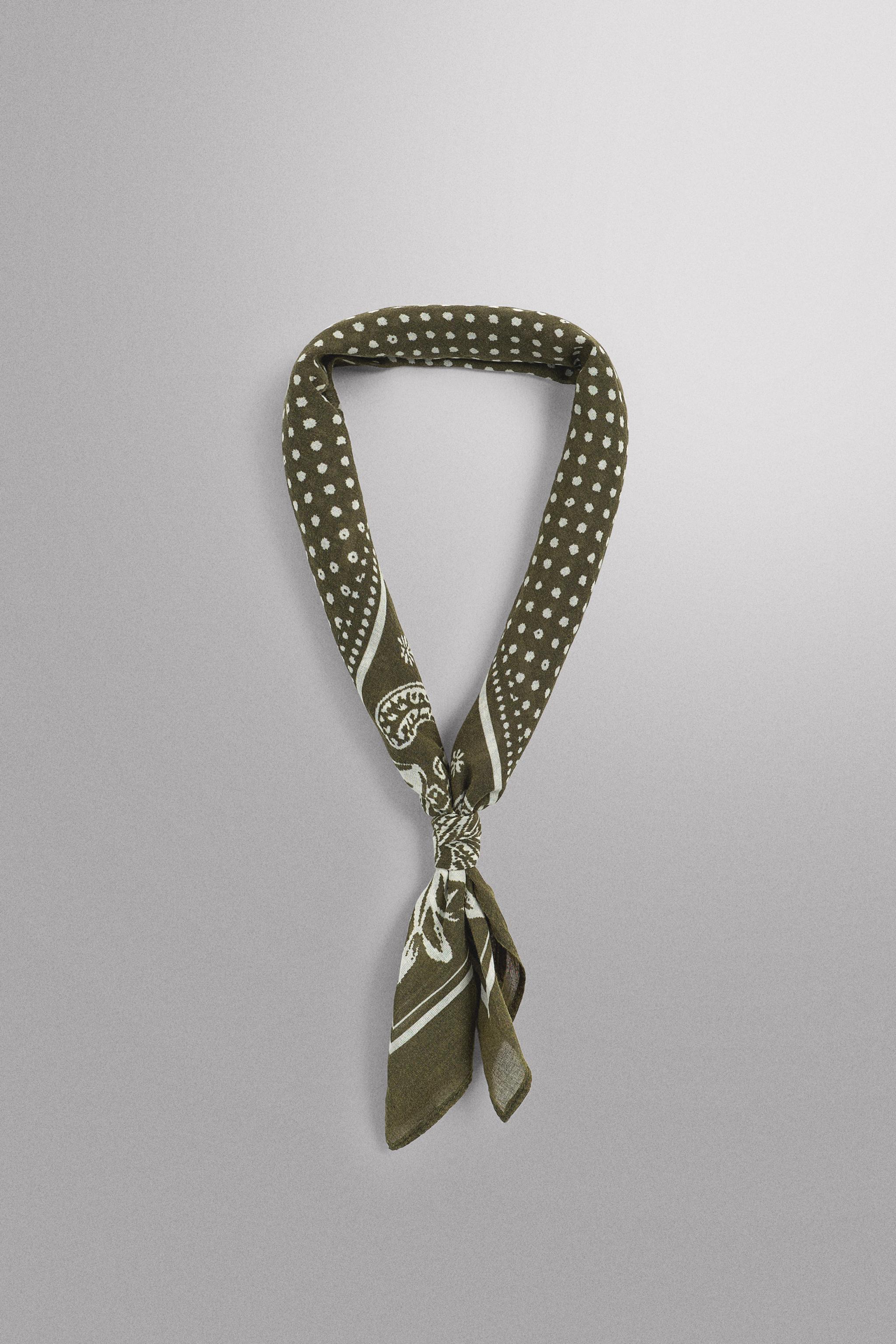 BANDANA À IMPRIMÉ GÉOMÉTRIQUE