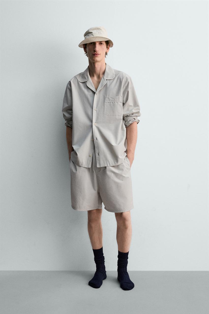 ショートパンツパジャマセット - グリーン | ZARA Japan / 日本