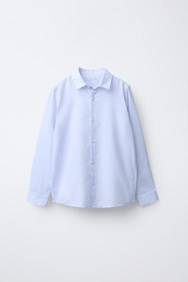 CAMISA SUPERSTRETCH - Celeste de Zara - Imagen 0