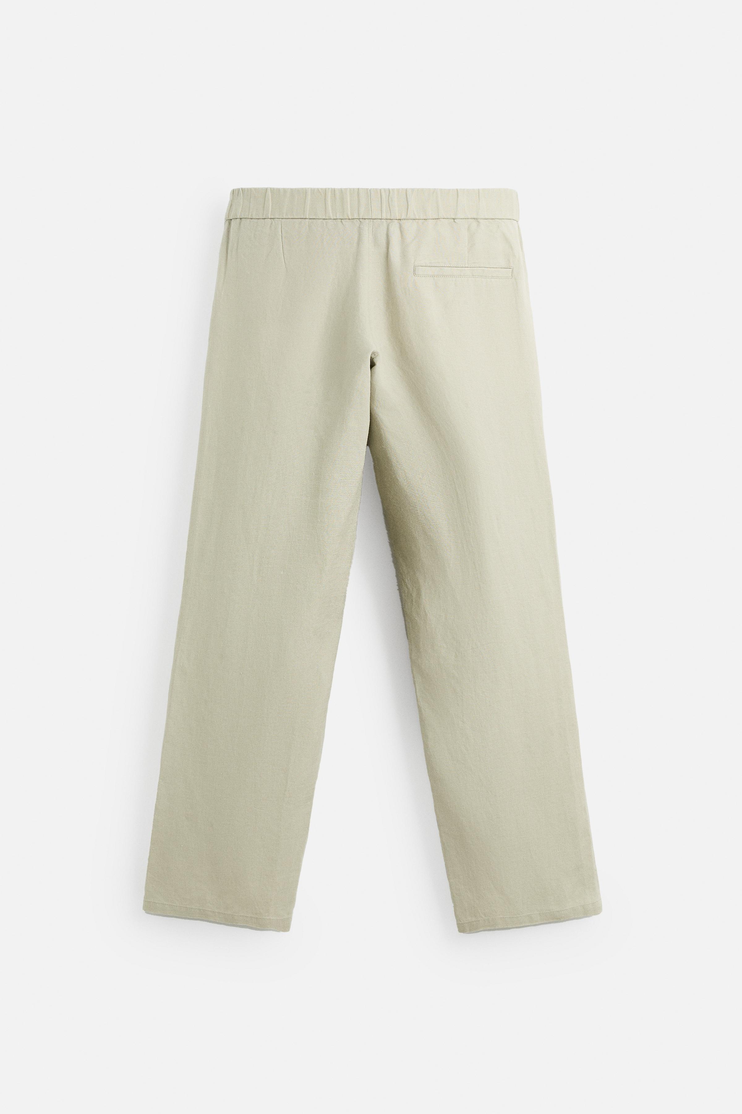 ★ドイツ発*ZARA*新作*リネンスラックス/LIGHT BEIGE★ org.jpg