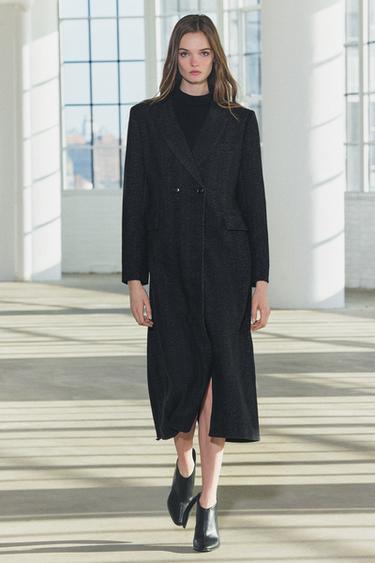 ABRIGO LARGO ESPIGA ZW COLLECTION - Marino de Zara
