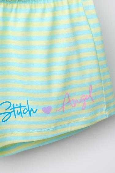 6-14 YEARS/ LILO & STITCH © DISNEY STRIPED PYJAMAS - Turquoise by Zara - Image 5