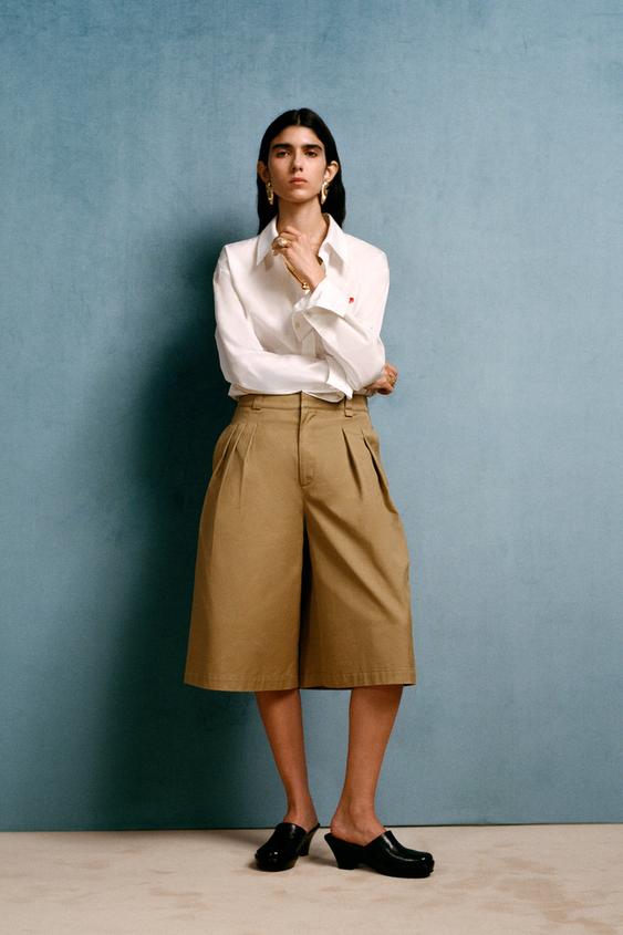 WILLY CHAVARRIA X ZARA LONG PLEATED SHORTS from Zara - $99.90