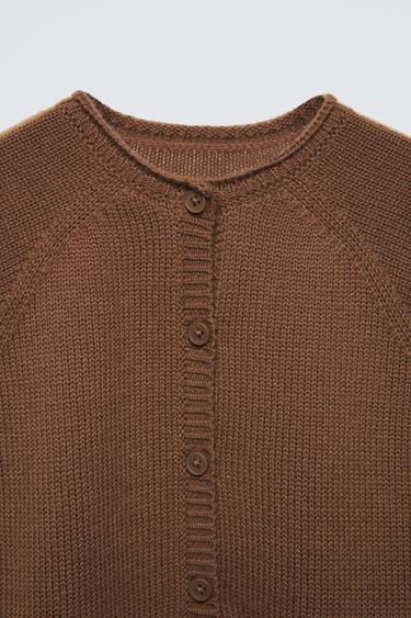 100% MERINO WOOL BODYSUIT - Brown by Zara - Image 2