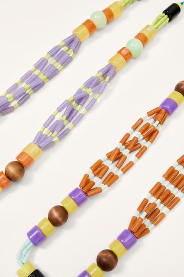 LOT DE 2 COLLIERS ÉDITION LIMITÉE - Multicolore de Zara - Image 3