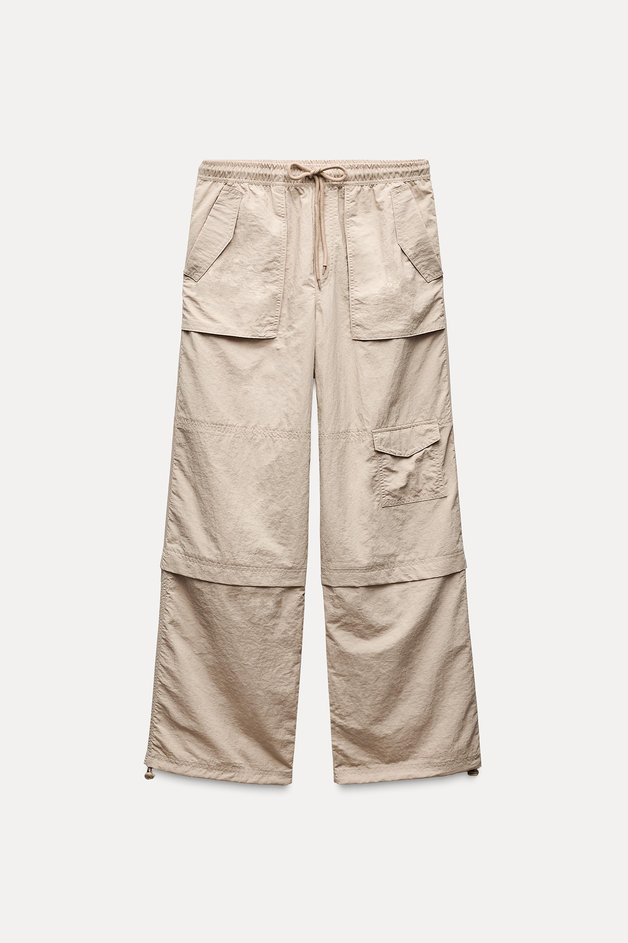mame☆Cotton Nylon Tucked Cargo Trousers