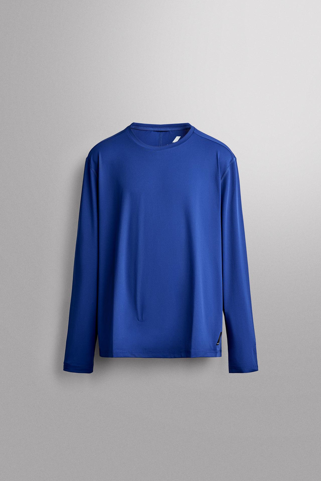 TECHNICAL LONG SLEEVE TRAINING T-SHIRT — Bluish