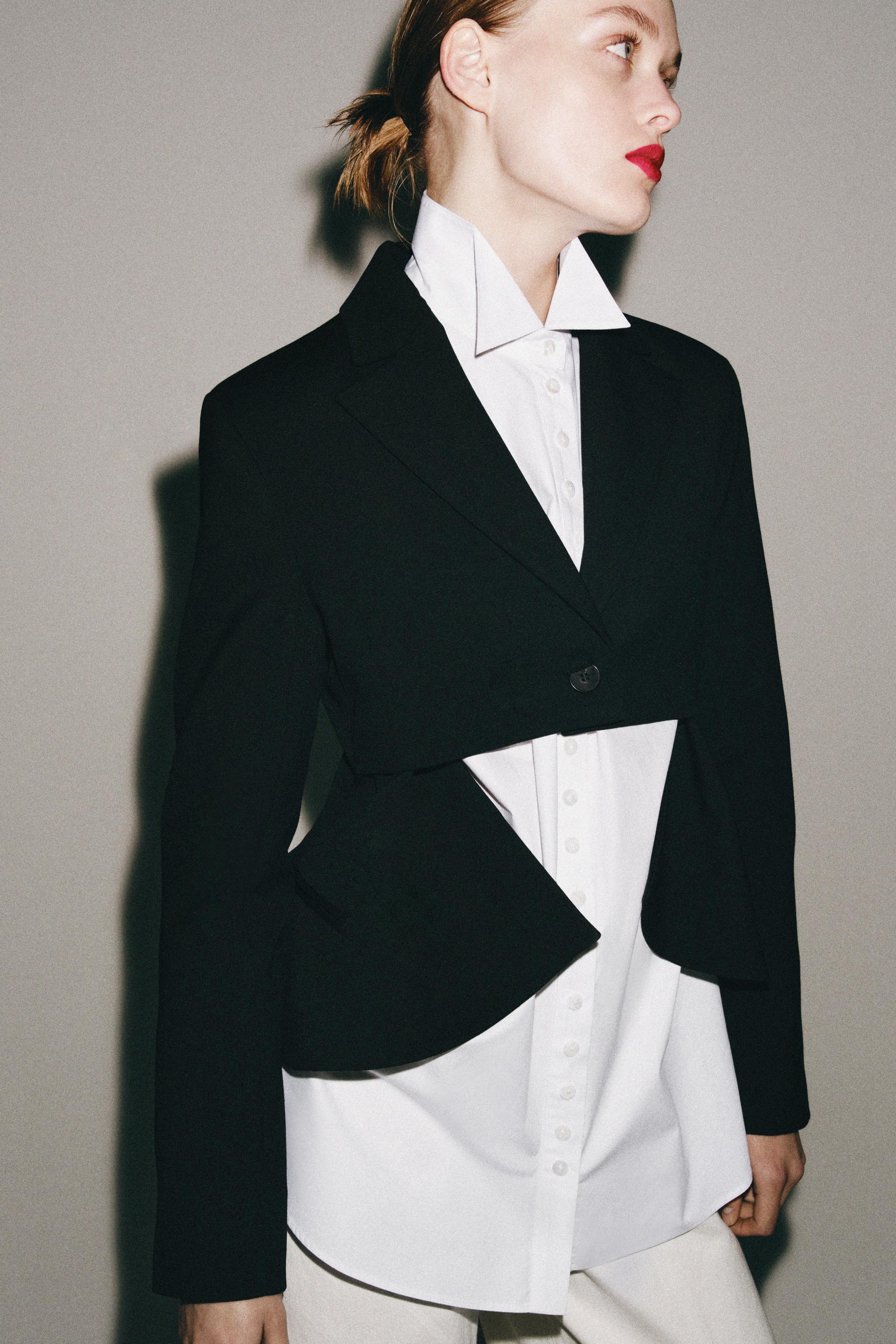 ZW COLLECTION ASYMMETRIC BLAZER