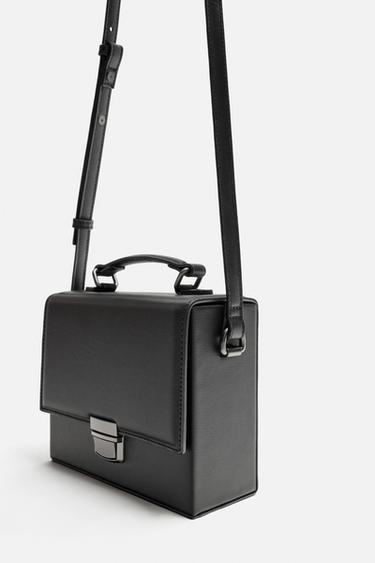 BOX CROSSBODY BAG - Black by Zara - Image 2