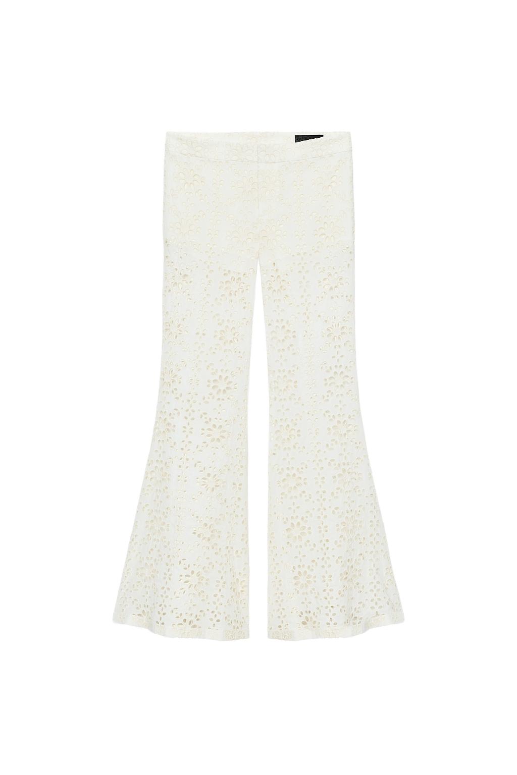 EMBROIDERED FLARE PANTS ZW COLLECTION - image 3