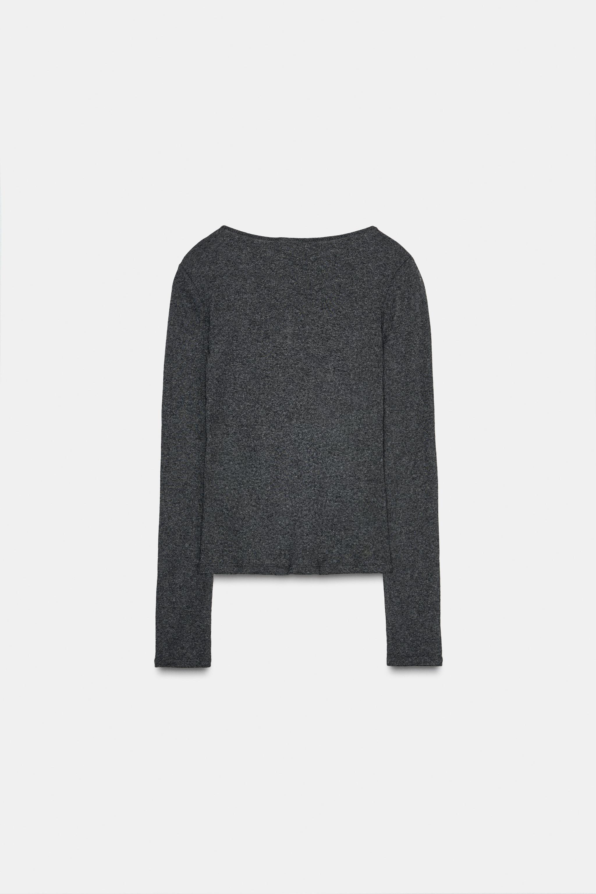 断*離様 COMBINATION LACE TOP カーキ LACE COMBINATION JACKET TOP - Sand / Marl | ZARA United States
