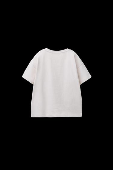 Zara THREE-PACK OF PLAIN AND STRIPED T-SHIRTS - Gray