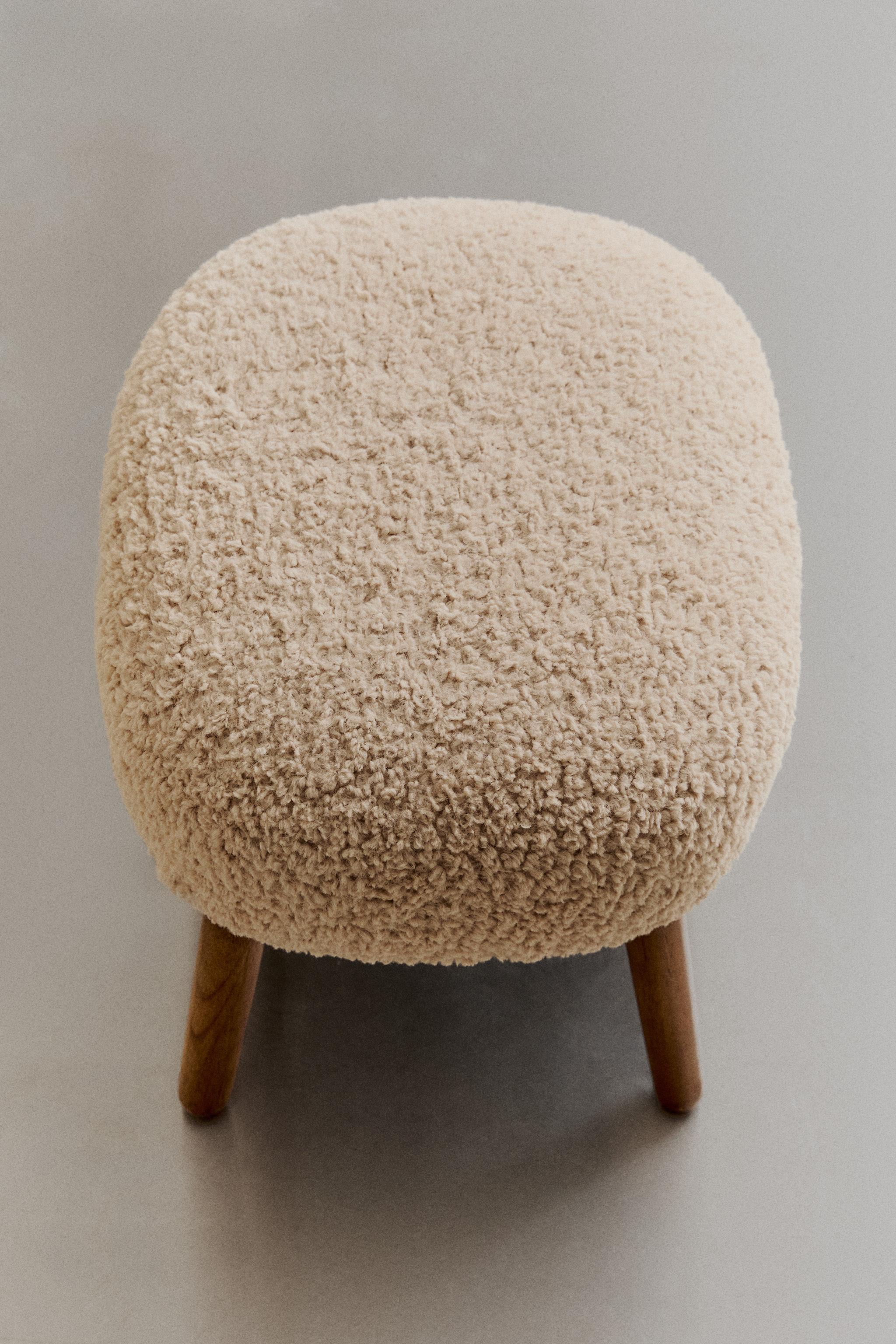 TERRY BEAN BAG STOOL - Dark beige | ZARA United States