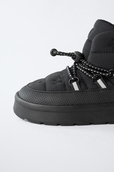 WATER-REPELLENT SNOW BOOTS - Black by Zara - Image 5