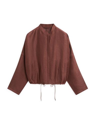 Chaqueta bómber mezcla lino - Tierra de Zara - Imagen 0