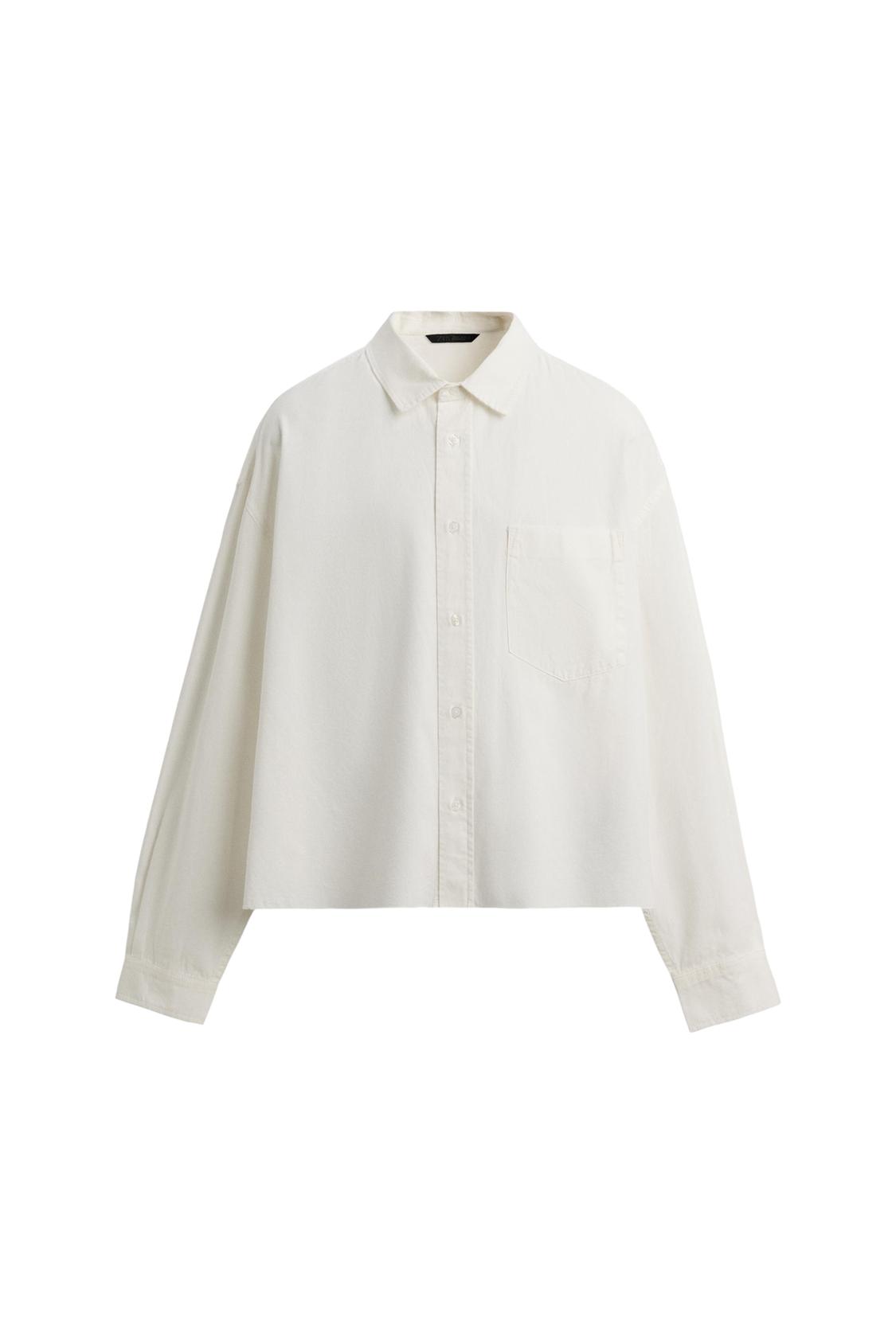 WASHED BOXY FIT SHIRT - Image 6